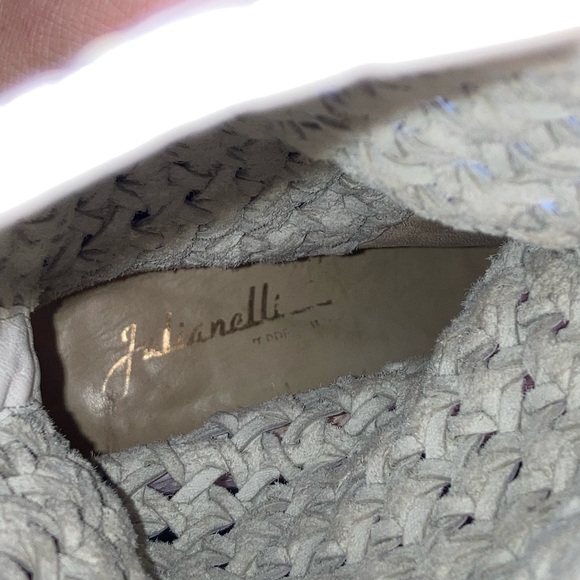 Elegant White Woven Boots - Picture 6 of 6